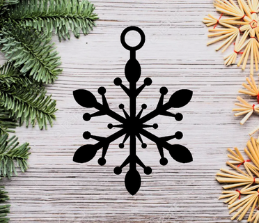 Noel ağaç dekorasyon süs Sanat ev dekoratif kış Baba kar tanesi tatil 3d print model - Mito3D