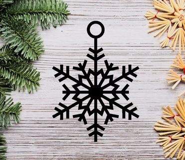 christmas tree decoration ornament art home decorative winter santa snowflake snow holiday 3d print model - Mito3D