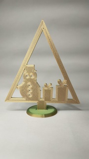 Noël arbre décoration Accueil maison sapin noel enfant Père claus ange fête table Balle renne cadeaux 3d print model - Mito3D
