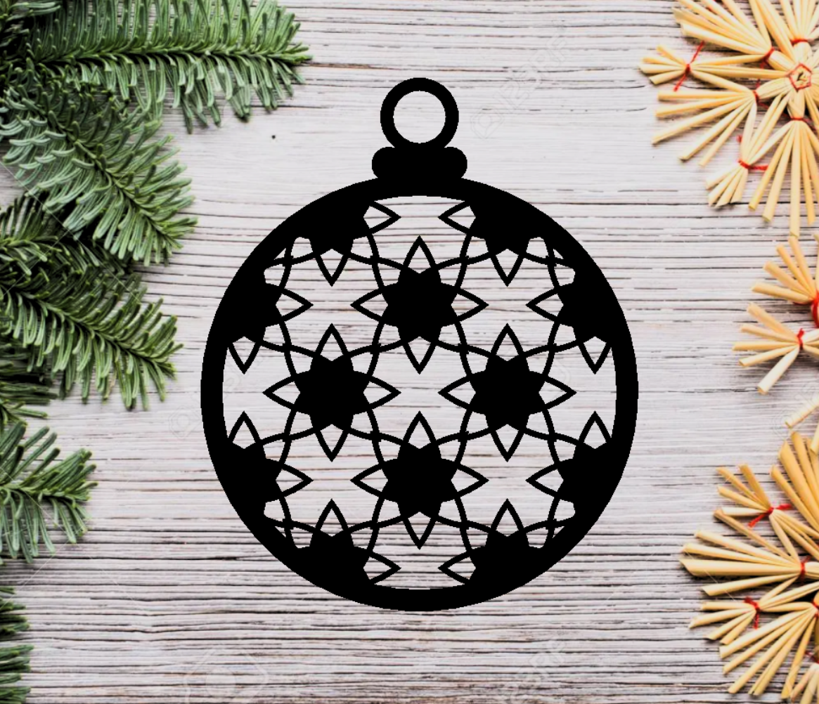 Natale albero decorazione casa ornamento arte decorativo inverno santa fiocco neve vacanza 3D print model - Mito3D