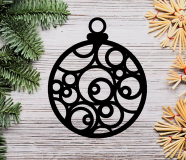 christmas tree decoration Home ornament art home decorative winter santa snowflake snow holiday 3d print model - Mito3D