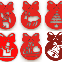 Noel ağaç dekorasyon paketlemek oyuncak neşe x mas 3d print model - Mito3D
