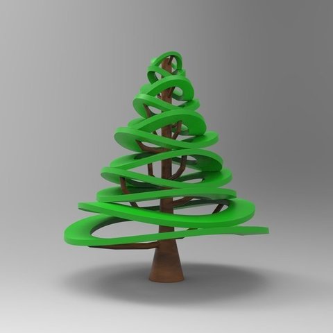 christmas tree design home decor decoration 3D print model - Mito3D