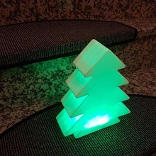 Noel ağaç Led Lamba dekor 3d print model - Mito3D