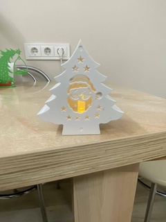 Natale albero guidato tealight decorazione 3d print model - Mito3D