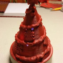 Noel ağacı ışık ev dekor led 3d print model - Mito3D