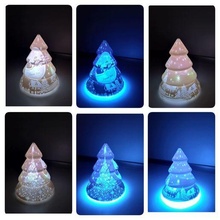 Weihnachten Baum Lithophan Lithophanie Lampe 3d print model - Mito3D