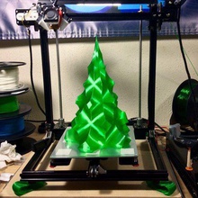 árbol de navidad ahora la base lámpara casa decoración jarrón modo tannenbaum petg vacaciones 3d print model - Mito3D
