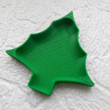 christmas tree plate home 3d print model - Mito3D