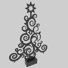 christmas tree spirals art arboldenavidad merrychristmas santaclaus 3d print model - Mito3D