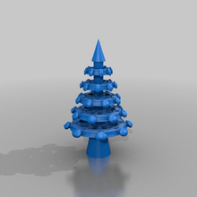 árvore de natal spitz a casa decoração 3d print model - Mito3D