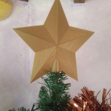 christmas tree star home fir 3d print model - Mito3D