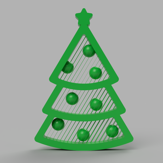 Noel ağaç askıya alındı süsler ev Bayram 3d print model - Mito3D