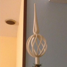arbre de noël la pointe art décoration 3d print model - Mito3D