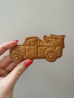 christmas truck car cookie cutter Tools 3d print model - Mito3D
