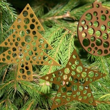 christmas wood drilled 3dgregor home chrismas ball star fir tree made printable printing 3d print model - Mito3D