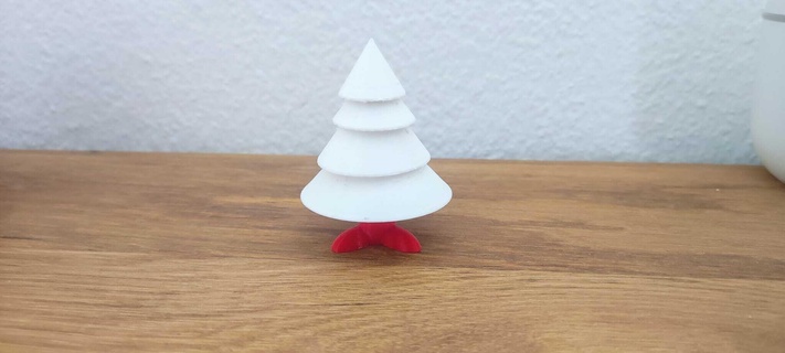 christmastree cute little feet 3d print model - Mito3D