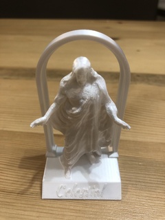 christus estátua arte Cristo celestial 3d print model - Mito3D
