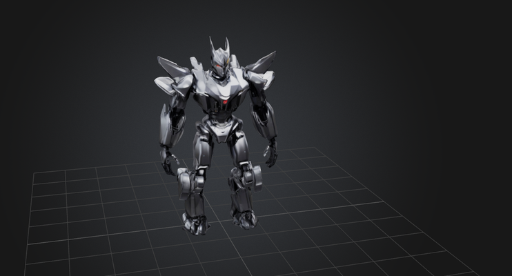 cromo continuar mecha juego 3d print model - Mito3D