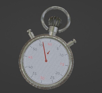 chronometer watch stopwatch 3d print model - Mito3D