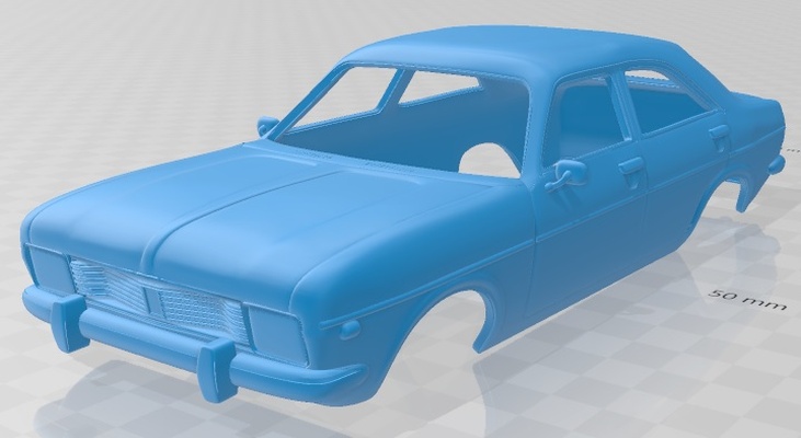 chrysler 180 yazdırılabilir vücut araba oyun yuva ölçülü tamiya rc miniz hobi mikro döküm 3d print model - Mito3D