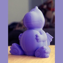 chubby dragon game nosupports scan no got nosupport support fantasy 3d print model - Mito3D