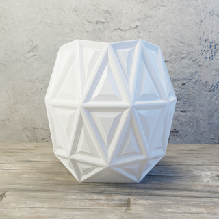 chubby geodesic pot 3d print model - Mito3D