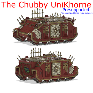 chubby unikhorne war hammer 42k unicorn world eaters 28mm tabletop wargaming 3d print model - Mito3D