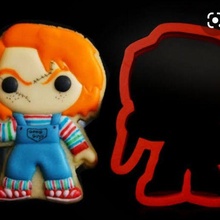 chucky cookie cutter 3d print model - Mito3D