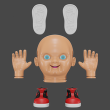 chucky poupée soutenir enfant jouer gars stl mode 3d print model - Mito3D