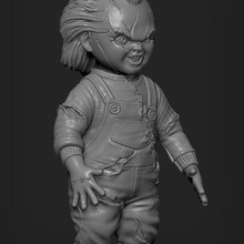 chucky doll figure diabolical devil monkey terror bad 3d print model - Mito3D