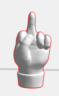 chucky hand replica 3d print model - Mito3D