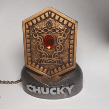 chucky heart damballa amulet stand model kit jewelry cosplay childs play movie horror prop 3d print model - Mito3D