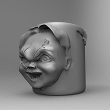 chucky lapicera çeşitli bebek şeytani karakter mug kalem tumbler kalem 3d print model - Mito3D