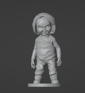 chucky one sale file deleted Art goodguy toy art video game play head 3d print model - Mito3D
