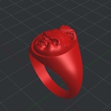 chucky ring halloween jewelry 3d print model - Mito3D