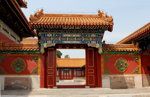 chuihua portón prohibido ciudad Arte edificio China madera estructura 3d print model - Mito3D