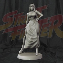 chun li strada combattente 3d Stampa figurina chunli mai mei iv capcom sega retrò gioco video figura statua donna sexy 3d print model - Mito3D