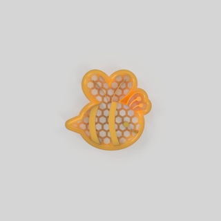 chunky bee cookie cutter cookieshapers 3d print model - Mito3D
