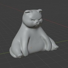 gros chat soma 3d print model - Mito3D