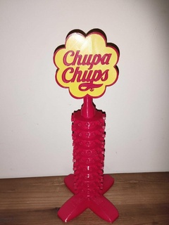chupa chups lollipop pacifier holder 3d print model - Mito3D