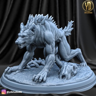 chupacabra lobisomem leão 3dprintmodel 3dmodel anel desconhecido coisas arte jogos animal animais leões tigre 3d print model - Mito3D