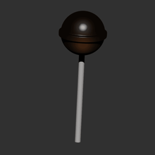chupachups various luncheon caramel lollipops stick flavor tail decoration staff 3d print model - Mito3D