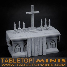 church altar game church altar table cathedral holy religious religion communion blessed vatican god 3d print model - Mito3D