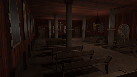 Iglesia interior 3d print model - Mito3D