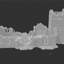 Kirche Ruine - xviii xx Zeit Spiel Szenerien Landschaft wargame Weltkrieg ruiniert 3d print model - Mito3D