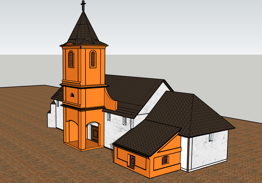 church stpeter paul croatia koska 3D print model - Mito3D