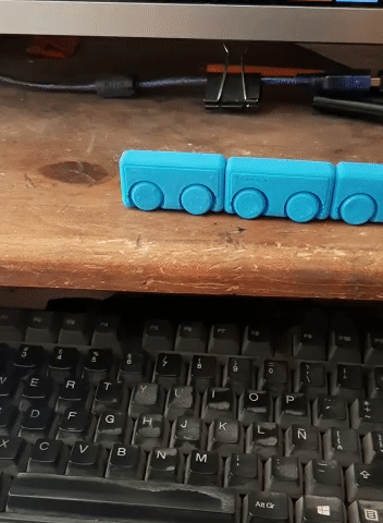chushoes trem magnético ímãs 3D print model - Mito3D