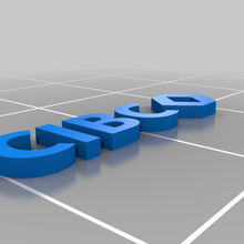 cibc logo 3d print model - Mito3D