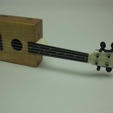 cigar box ukulele gadget audio 3d print model - Mito3D